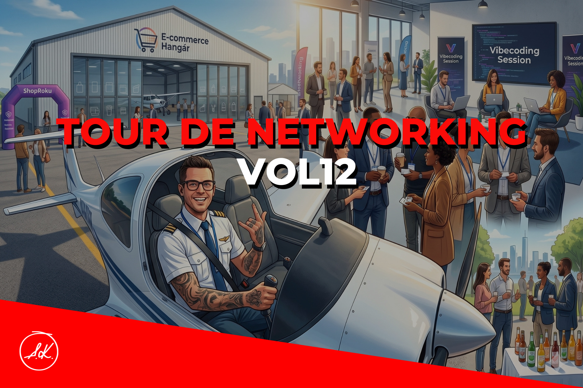 Tour de networking vol12: 28 akcí a na jedné z nich jsem pilotoval letadlo
