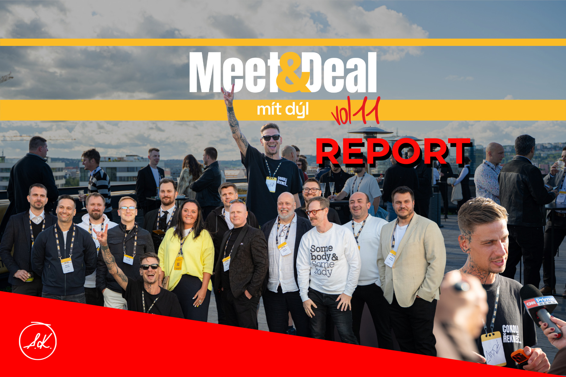 Meet&Deal vol11 Rooftop Edition: Když děláš event na střeše, objednej si počasí