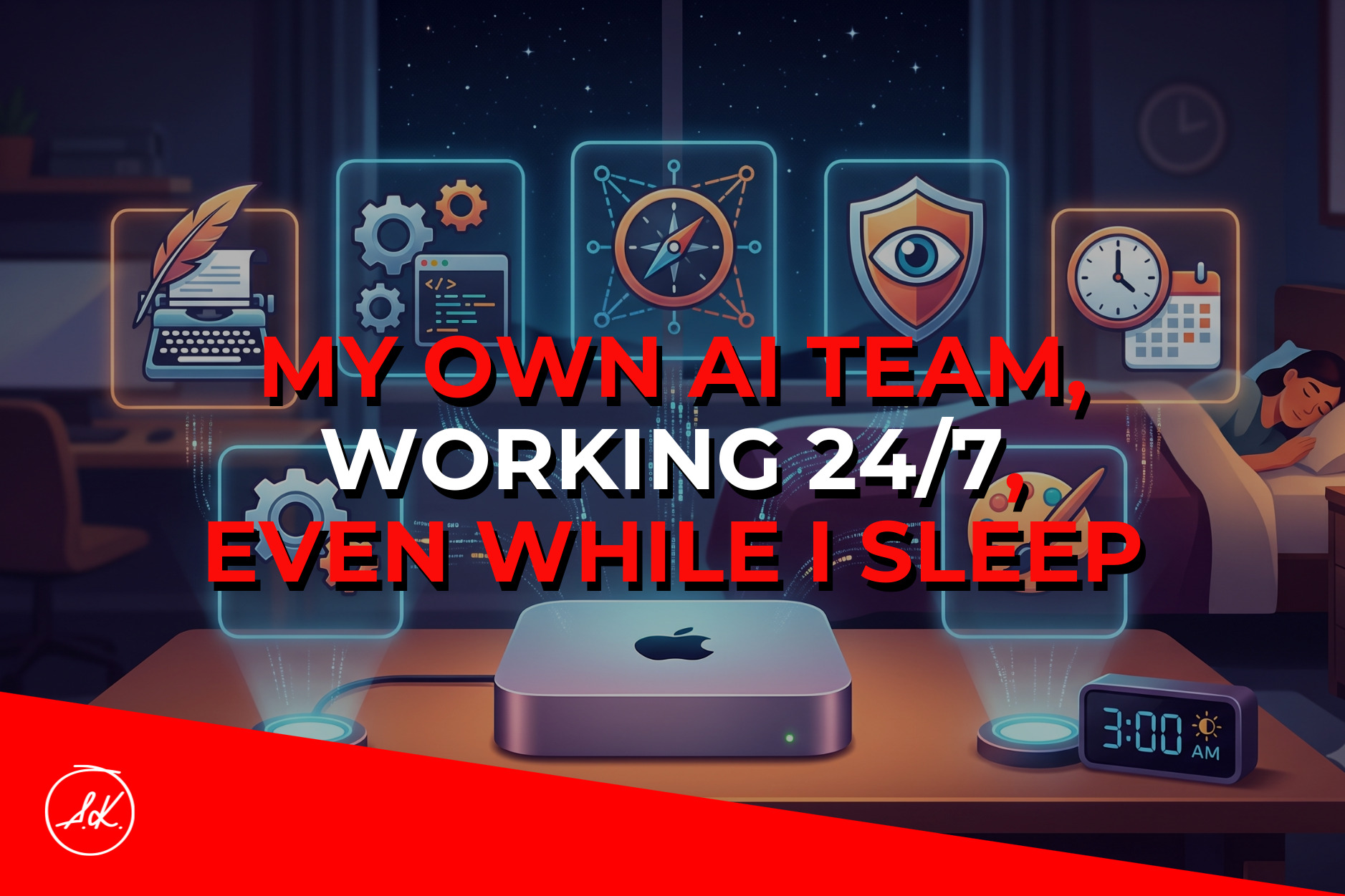 I Built My Own AI Team. It Works 24/7, Even While I Sleep